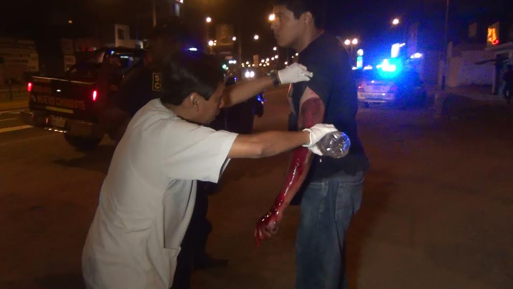 Adolescente atropella a mototaxista con una cuatrimoto y lo abandona