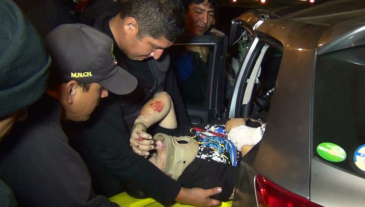 Sereno entregó a chofer herido 950 soles recuperados tras accidente de tránsito