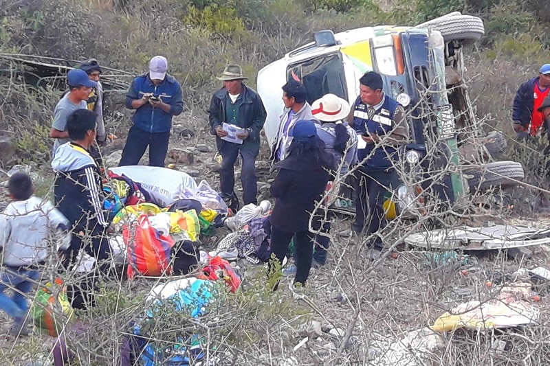 Áncash: dos personas muertas en accidente de tránsito en San Juan de Sihuas