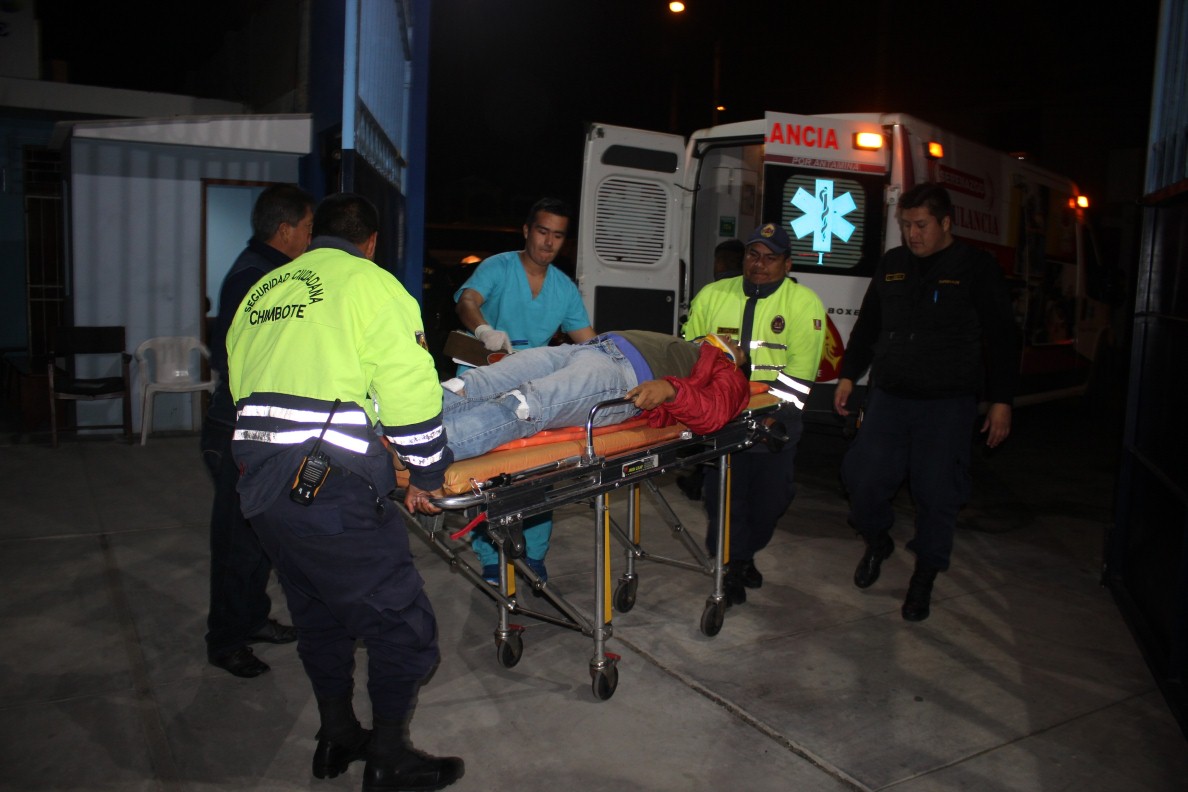Chimbote: motociclista fue embestido por vehículo que se dio a la fuga