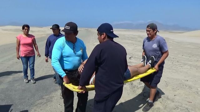 Nuevo Chimbote: adolescente se accidenta en cuatrimoto camino a la playa