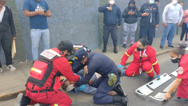 Chofer atropella con su vehículo a un anciano en el puente Gálvez de Chimbote y se fugó