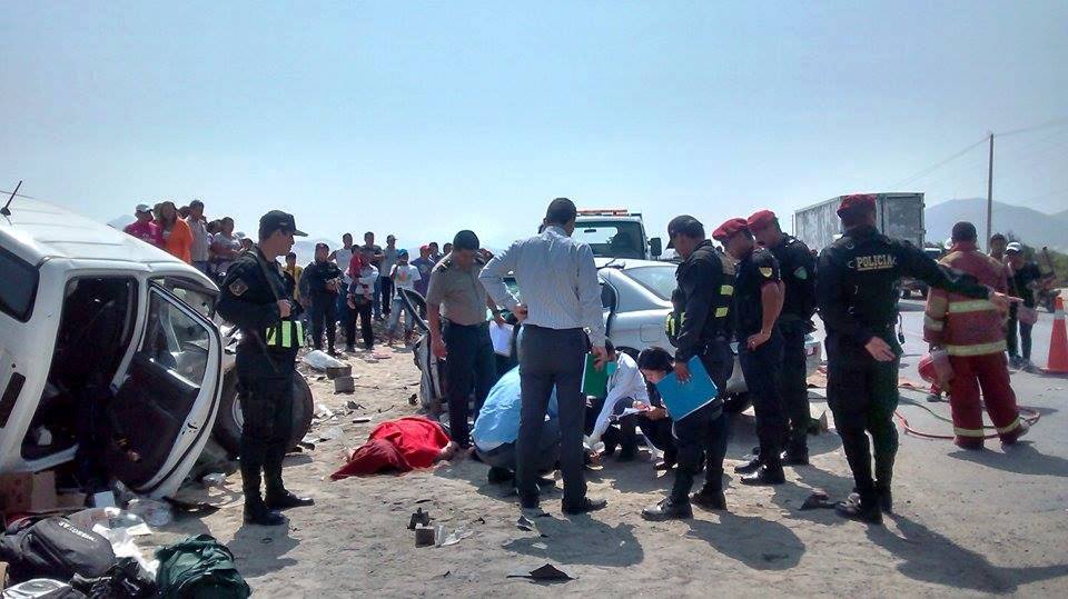 Chimbote: cuatro muertos en accidente en Panamericana Norte
