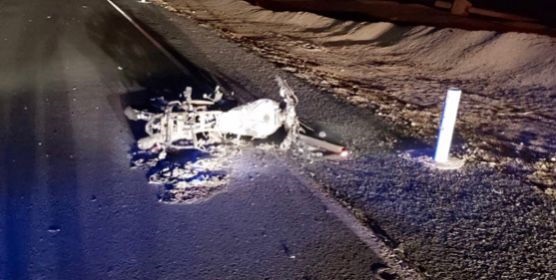 Tragedia: capitán y médico del EP murió al chocar su motocicleta con un bus en Casma