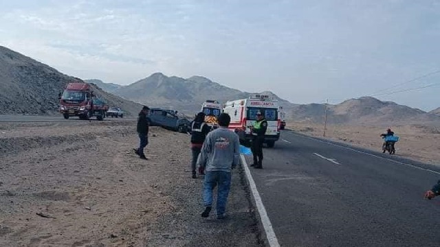 Madre de familia muere en fatal accidente en la Panamericana Norte, en Casma