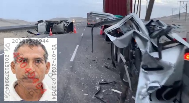 Chofer muere al chocar su camioneta contra un tráiler cerca del peaje de Nuevo Chimbote