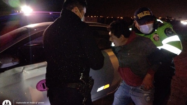 Chofer borracho atropella con su colectivo a un mototaxista en Chimbote