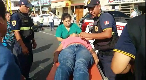 Dos jóvenes que llegaron a Chimbote para retiro espiritual se accidentaron con una cuatrimoto en el Vivero
