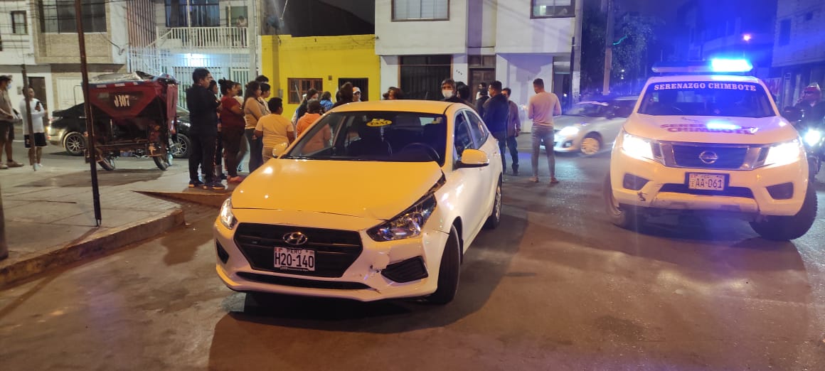 Madre y sus dos hijos resultaron heridos en accidente en Chimbote