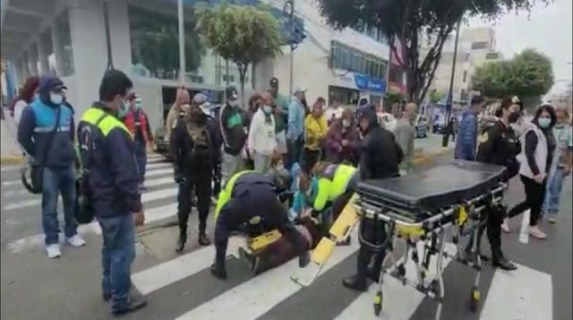 Anciana de 83 años fue atropellada en el centro de Chimbote