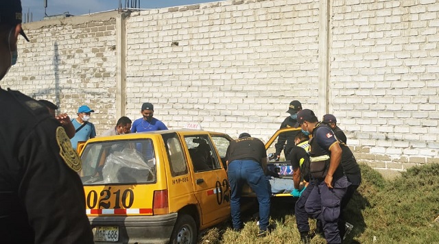 Chofer salvó de morir tras impactar su vehículo contra una pared en Chimbote
