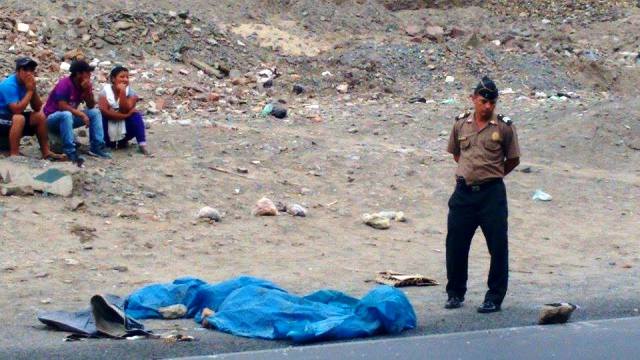 Anciano muere atropellado a la altura del túnel de Coishco y chofer se dio a la fuga