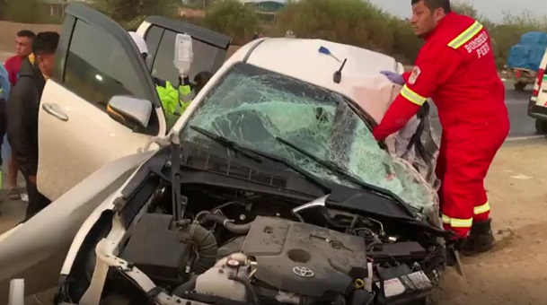 Esposos murieron en accidente en Casma, sus hijos menores sobrevivieron a la tragedia