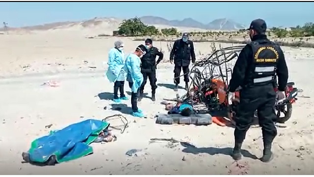 Padre pierde la vida y su hijo queda al borde de la muerte en fatal accidente en Nuevo Chimbote (VIDEO)
