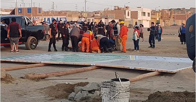 Un obrero fallecido y 5 hospitalizados tras recibir fuerte descarga eléctrica en Nuevo Chimbote