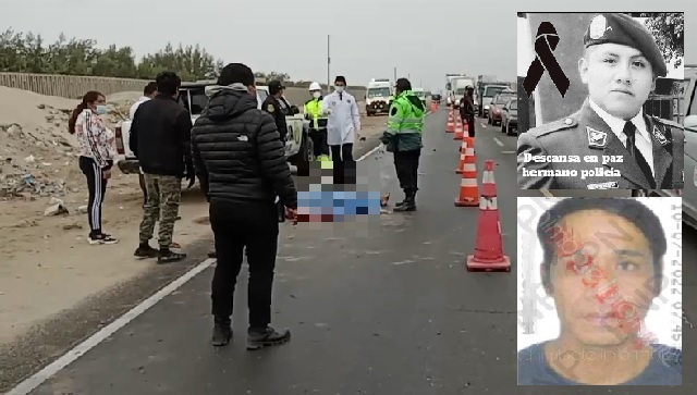 Tragedia: Joven policía y vecino de “Villa María” murieron atropellados en Nuevo Chimbote