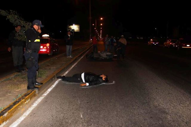 Chimbote: motociclista sufre aparatoso accidente en avenida Pardo