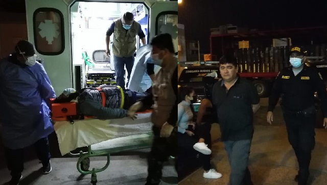 Atrapan a irresponsable chofer que arrolló a motociclista y quiso fugarse en Nuevo Chimbote