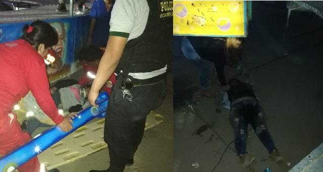 Dos jóvenes resultaron heridas al caer de juego mecánico “Evolution” en Nuevo Chimbote