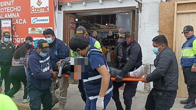Madre de familia perdió el control de su moto y chocó con una pared en Nuevo Chimbote