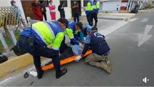 Nuevo Chimbote: joven resultó herida tras sufrir violento accidente con su motocicleta  