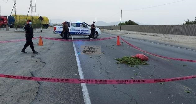 Hombre de 50 años murió atropellado en la Panamericana Norte, en Nuevo Chimbote
