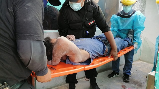 Joven quedó inconsciente al caer de un segundo piso en Nuevo Chimbote