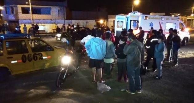 Choferes borrachos ocasionan aparatoso accidente en avenida Agraria de Nuevo Chimbote