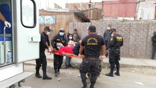 Motociclista resultó herido al impactar contra un automóvil en Nuevo Chimbote