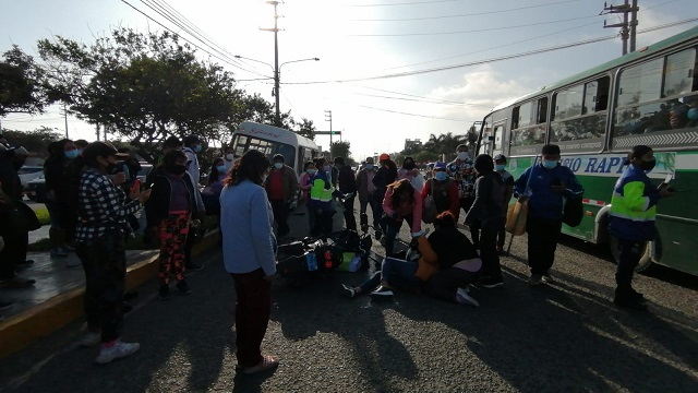 Dos mujeres resultaron heridas en violento accidente en Nuevo Chimbote