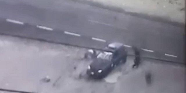 Policía sufre grave accidente en Nuevo Chimbote, su motocicleta chocó contra automóvil 