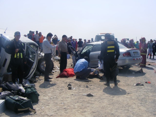 Unos 125 accidentes de tránsito mortales se registraron en Santa, Casma y Huarmey 