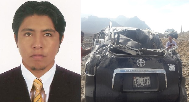 Gobernador de Áncash encargado salva de morir al volcar camioneta en la carretera Casma-Huaraz