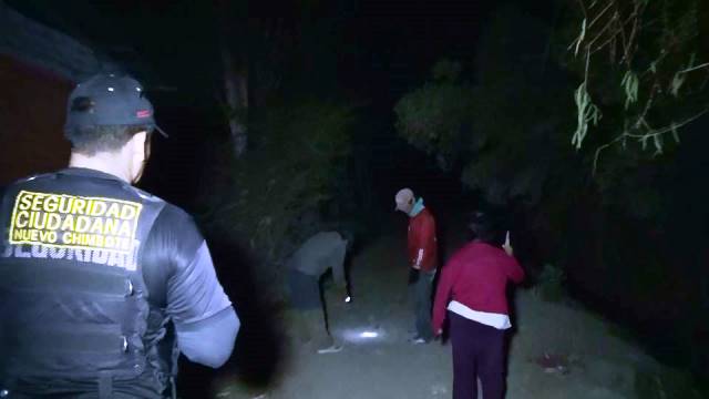 Nuevo Chimbote: Serenazgo y ronderos de Tangay realizan patrullaje para capturar a delincuentes