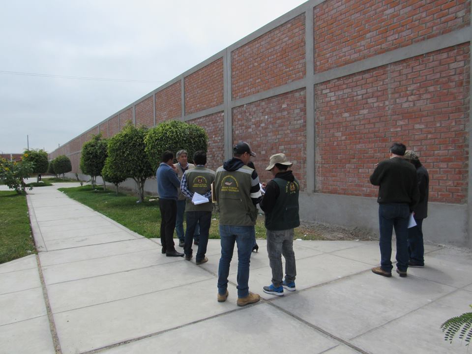 Fiscalía y MPS inspecciona afectación de áreas verdes durante construcción de cerco en colegio Inmaculada