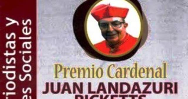 Todo listo para entrega del premio de periodismo “Card. Juan Landázuri Ricketts”