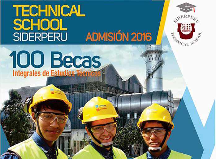 Siderperú inicia convocatoria para Technical School 2016