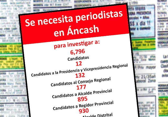 Se buscan periodistas en Áncash: taller con Edmundo Cruz en Chimbote