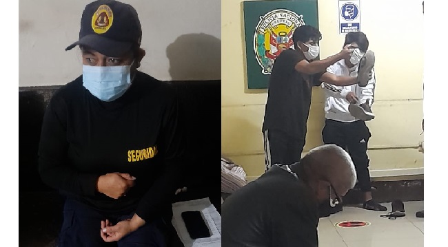 Borrachos agreden a agente femenina de serenazgo en la plaza de armas de Chimbote