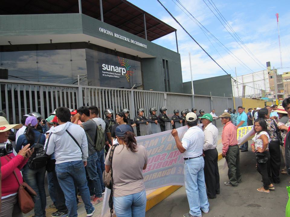 Agricultores de Irchim exigen que Registros Públicos inscriba a la electa comisión transitoria