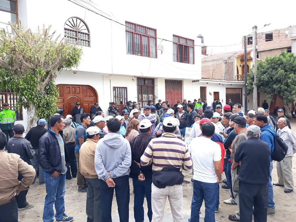 Chimbote: agricultores del valle Santa protestan por incremento de tarifa de agua
