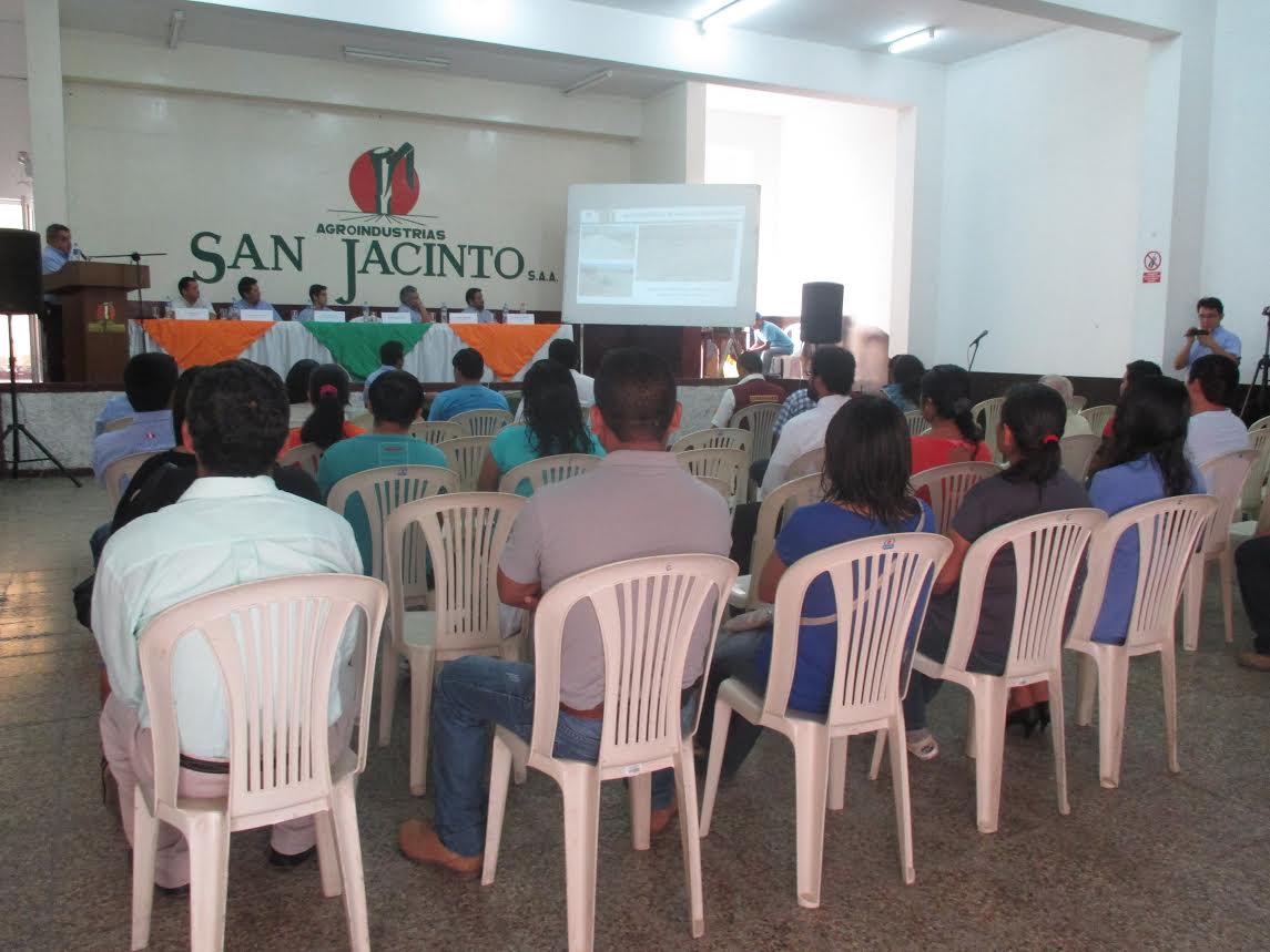 Agroindustria San Jacinto realizó taller de participación ciudadana