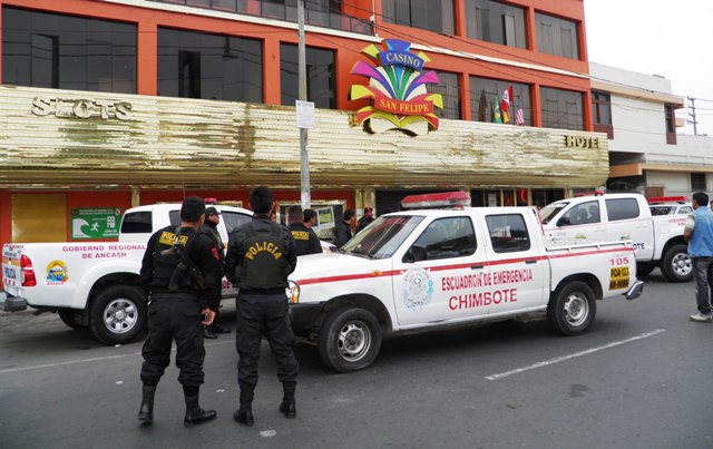 Alarma frustra robo de cajero automático instalado en Hotel Casino San Felipe