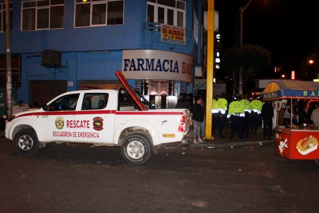 Alerta sobre supuesto explosivo causa alarma en centro de Chimbote