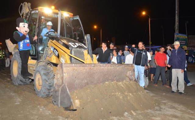  Nuevo Chimbote: Inician obra de S/. 8 millones a favor de cuatro pueblos