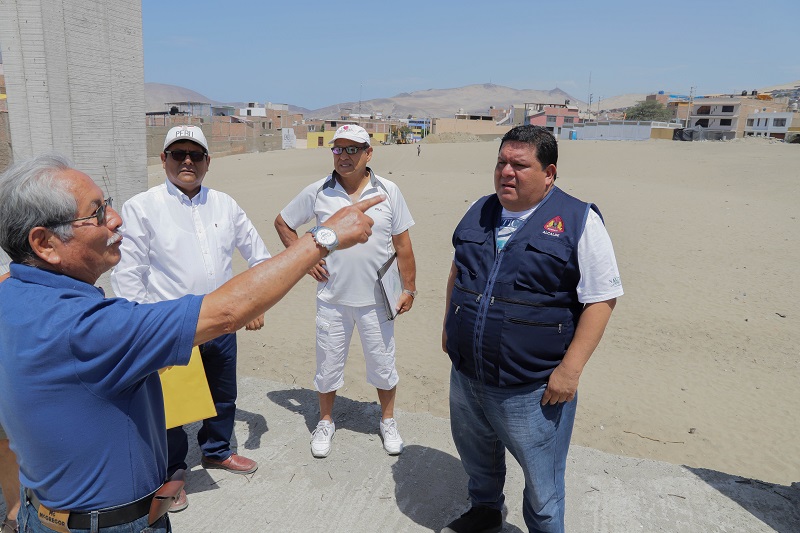 Chimbote: alcalde verificó terreno donde se podría construir Asilo Municipal para Ancianos