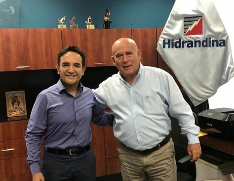 Nuevo Chimbote: alcalde gestionó con Hidrandina energía eléctrica para poblados sureños