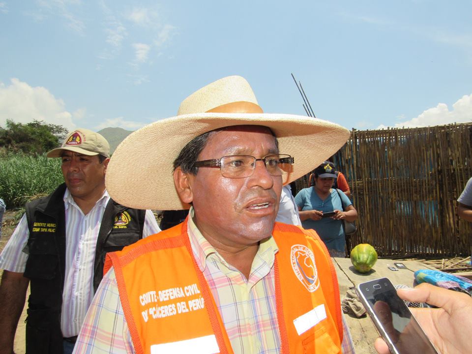 Escolares de Cáceres del Perú y Macate no acudirán a colegios por fuertes lluvias y huaicos 