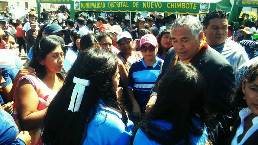  Alcalde Cortez se compromete a gestionar reinicio de la obra de la I.E. República Argentina