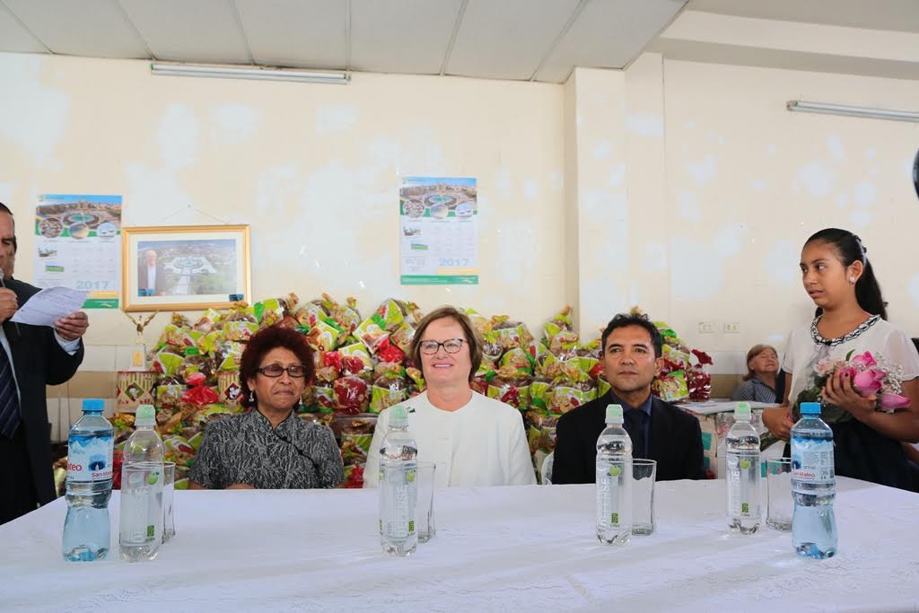 Servidores de Municipalidad de Nuevo Chimbote enviaron donativos a Unión de Ciegos del Perú